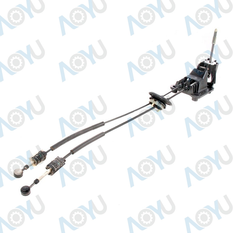 Gear shift lever with cables